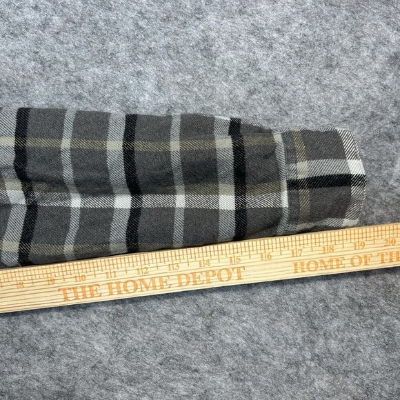 Patagonia Long Sleeve Organic Cotton Flannel Shirt Women's M Gray Plaid - Picture 8 of 11